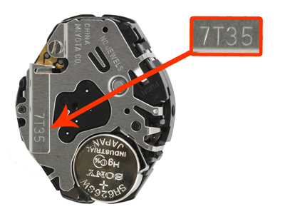 7T35 Quartz Movement